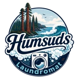 Humsuds laundromat badge logo